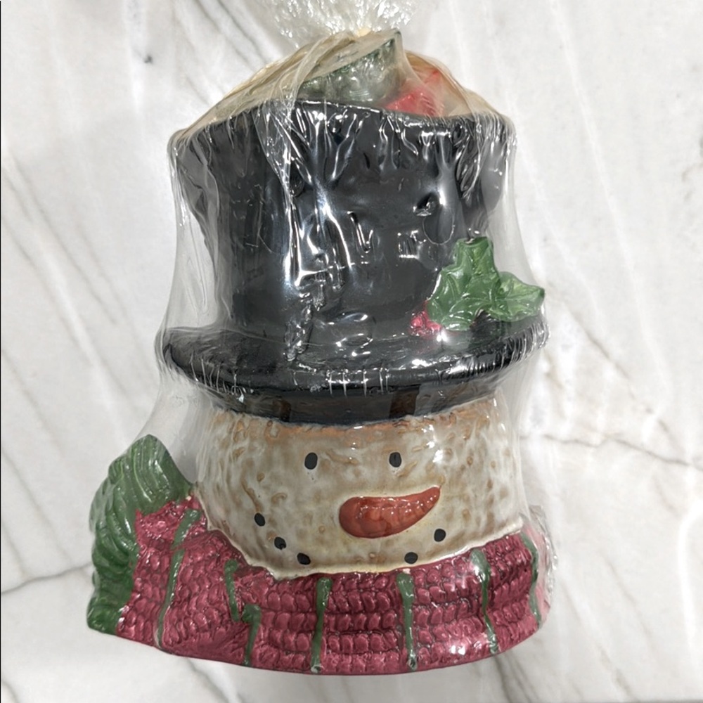 Yankee Candle Snowman Tart Warmer Retired 2012